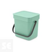 Sort & Go, Cubo de Desperdicios Jade Green 3 l