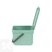 Sort & Go, Cubo de Desperdicios Jade Green 6 l