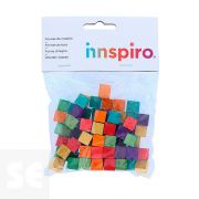 Cubos Madera Colores 12x12x12mm. 72u. 99580