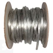 Cable Decorativo Transparente 2x0,77 Rollo 25m