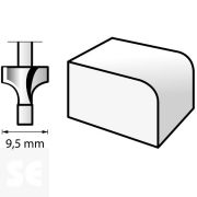 Fresa para Redondear 6,4mm. Dremel 615