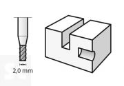 Espiga de 2 Mm. para Moldeado. Dremel 193 (2u.)