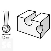 Fresa Para Tallar Grabar Y Fresar 1,6mm. Dremel 106 (3u.)