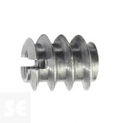 Tuerca espiral galvanizada M4x10mm. (10u.)