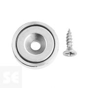 Imán Neodimio con Agujero Redondo 20x6x4,5 mm . Fuerza 10,5 kg (1u.)