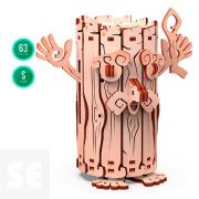 Mr. Playwood Hucha Espíritu del Bosque 63 piezas