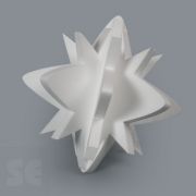 Estrella de Porexpan puntiaguda