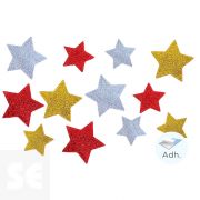 Estrellas Goma Eva Adh Purpurina 42, 32mm. 30u. 98604