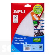 Etiqueta Blanca Adhesivas Joyería 765 uds Imprimir 45x8 mm