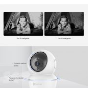 Ezviz Cámara de Vigilancia C6n Blanco Wi-Fi, 2k+, 4mp 360º