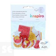 Formas Básicas Goma Eva Adh. Purpurina 42, 32mm 30u. 98600