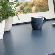 Vinilo Mate Adhesivo Unicolor Azul de 45cm X 2mt