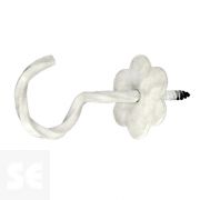 Gancho con Roseta Rústico 5,5x100 mm (2 uds.)