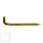 Gancho Acero Latonado 3,5x40 mm Vz (10 uds.)