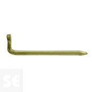 Gancho Acero Latonado 3,5x50 mm Vz (10 uds.)