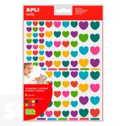 Gomets Multicolor Corazones 6h Rem 18767