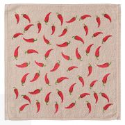 Paño Cocina Guindillas Arena 50x50 cm