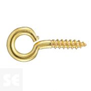 Hembrilla Cerrada Madera Latón 2,8x16x6 mm (10 uds.)