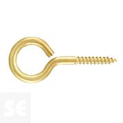 Hembrilla Cerrada Madera Latón 4,0x30x14 mm (6 uds.)