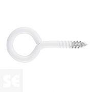 Hembrilla Cerrada Madera Blanco 4,0x30x14 mm (6 uds.)