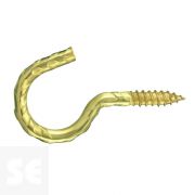 Hembrilla Abierta Madera Latonada 5,2x60 mm (4 uds.)