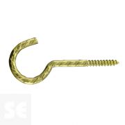 Hembrilla Abierta Madera Latonada 5,2x80 mm (6 uds.)