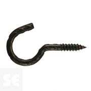 Hembrilla Abierta Madera Negra 5,2x60 mm (4 uds.)