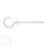 Hembrilla Abierta Madera Blanco 3,5x75 mm (3 uds.)