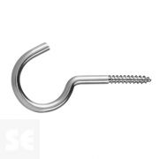 Hembrilla Abierta Madera Inoxidable 5,2x80 mm (4 uds.)