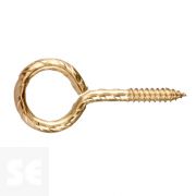 Hembrilla Cerrada Madera Latonada 5,0x40x20 mm (4 uds.)