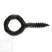 Hembrilla Cerrada Madera Negra 4,0x20x10 mm (6 uds.)