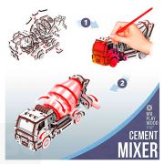 Mr. Playwood Camión Hormigonera 131 piezas