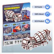 Mr. Playwood Camión Hormigonera 131 piezas