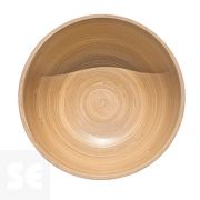 Bol Bambú Natural Gris Mate