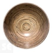 Bol Bambú Natural Turquesa Mate