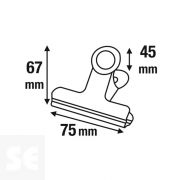 Juego de imanes de Neodimio 75x67 mm Máx. 4 kg (2 uds.)