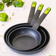 Set Sartenes Fundición Aluminio de 18-22-26 Cm