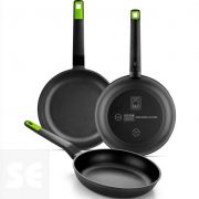 Set Sartenes Fundición Aluminio de 18-22-26 Cm