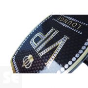 Tapa y Asiento WC 3D Cromado Amortiguada Modelo Vip