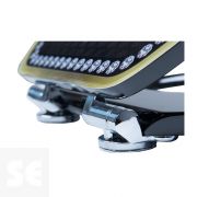 Tapa y Asiento WC 3D Cromado Amortiguada Modelo Vip