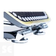 Tapa y Asiento WC 3D Cromado Amortiguada Modelo Vip