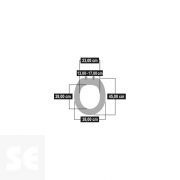 Tapa Asiento WC Telo Marrón