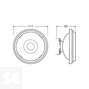 Lámpara Led G53 Ar111 11,5w 3000k 40°