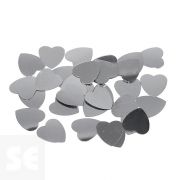 Lentejuelas Corazones Plateadas 18mm. 14gr. 99715