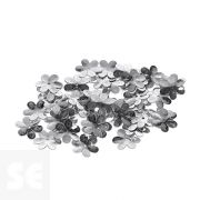 Lentejuelas Flores Plateadas 11mm. 14gr. 99708