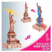 Mr. Playwood Estatua de la Libertad (Eco-light) 171 piezas
