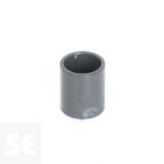 Manguito de PVC gris encolar