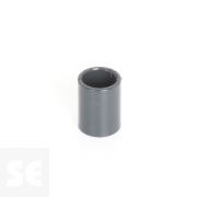 Manguito de PVC gris encolar