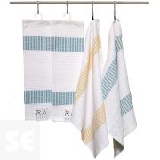 Paño Cocina Marsella Azul/Amarillo 50x50 cm (2 uds.)