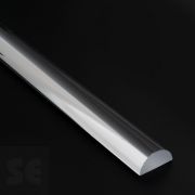 Media caña Metacrilato transparente